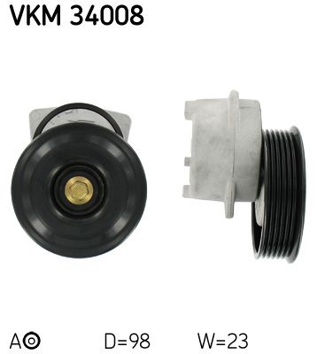 SKF Spannrolle, Keilrippenriemen (VKM 34008)