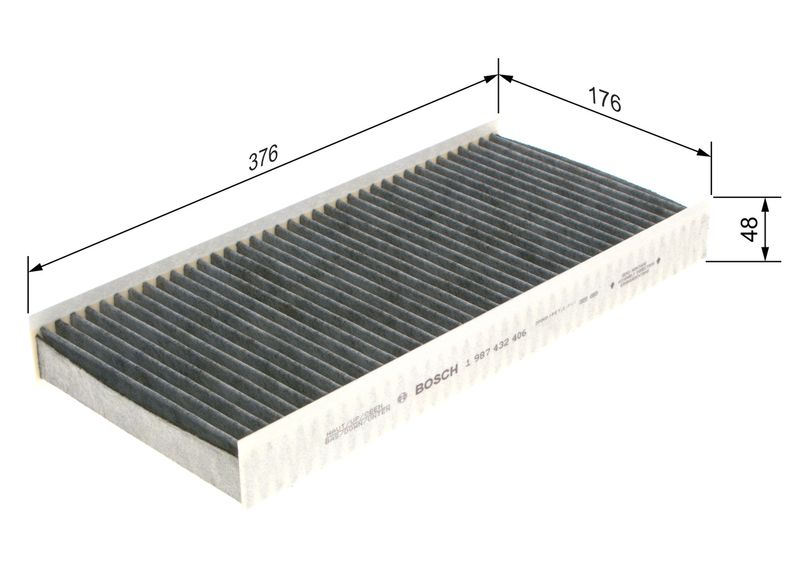 BOSCH Filter, Innenraumluft (1 987 432 406) BOSCH Filter, Innenraumluft (1 987 432 406)
