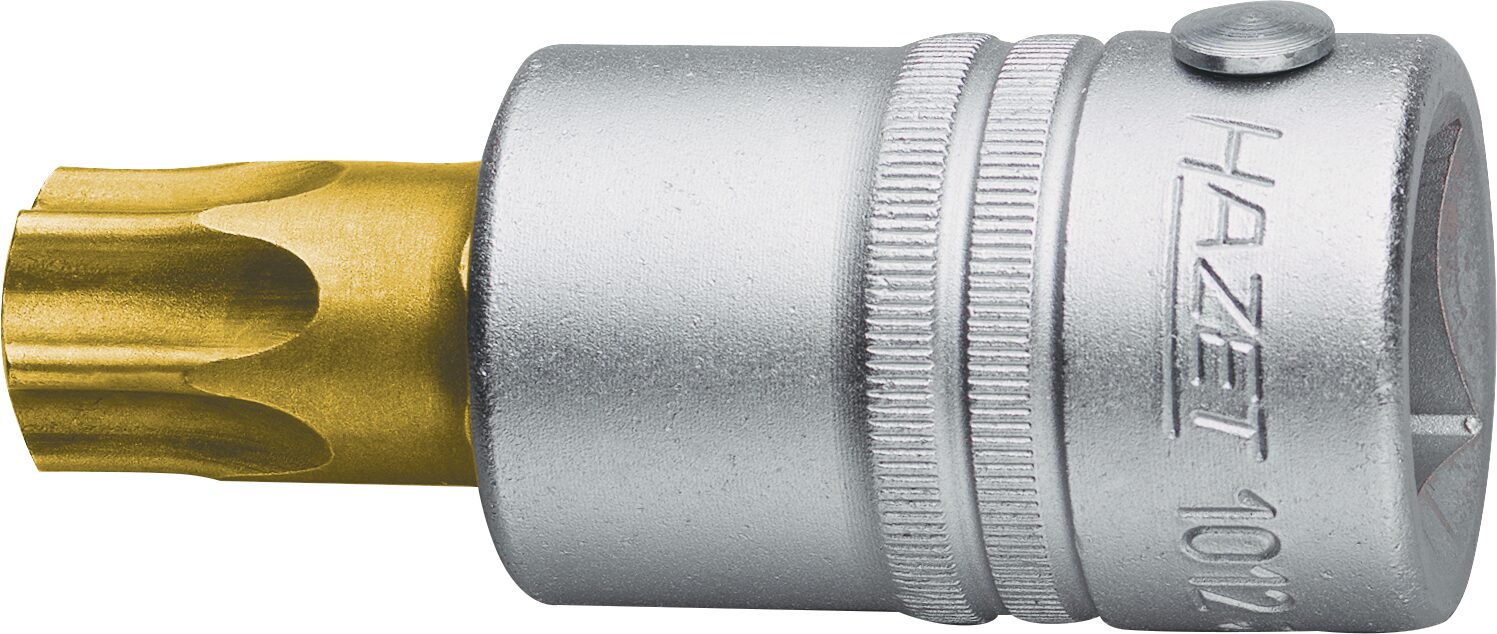 HAZET Schraubendreher-Steckschlüsseleinsatz TORX® 1012-T100 ∙ Vierkant20 mm (3/4 Zoll) ∙ Innen TORX® Profil ∙ T100