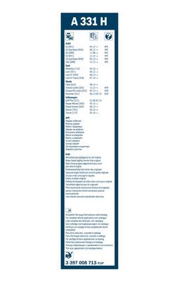 BOSCH Wischblatt (3 397 008 713)