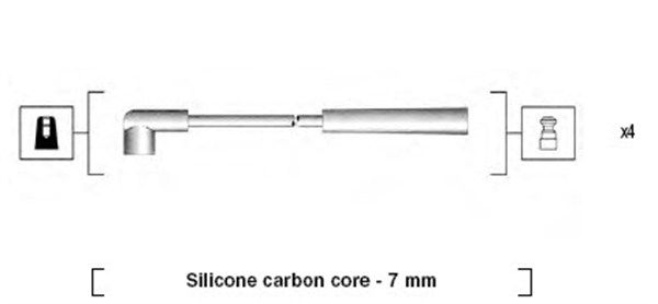 MAGNETI MARELLI Zündleitungssatz (941295050877)