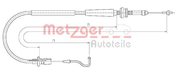 METZGER Gaszug (11.0637)