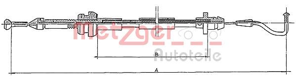 METZGER Gaszug (11.087)