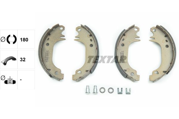 TEXTAR Bremsbackensatz (91031100)
