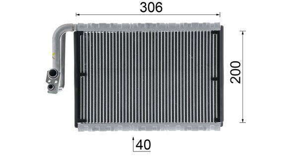 MAHLE Verdampfer, Klimaanlage (AE 92 000P) MAHLE Verdampfer, Klimaanlage (AE 92 000P)