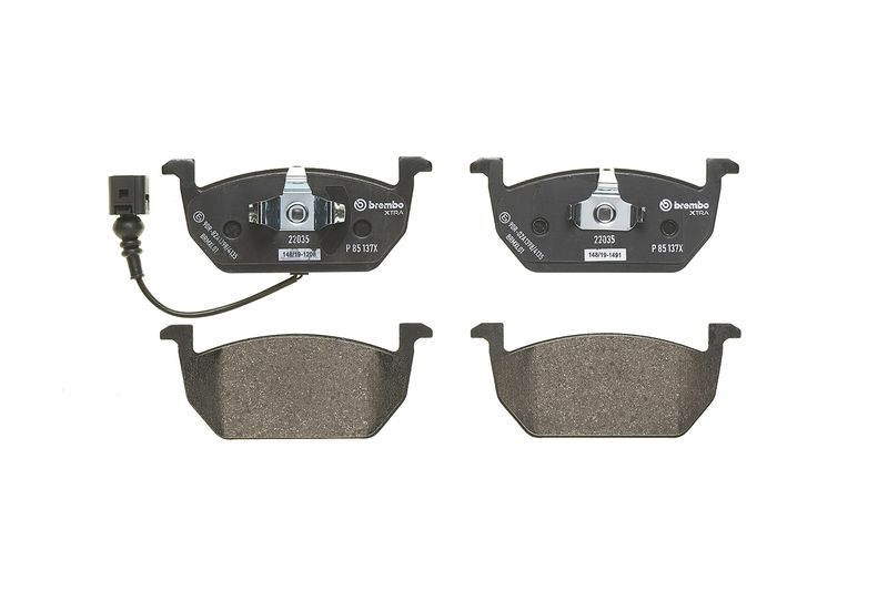BREMBO Bremsbelagsatz, Scheibenbremse (P 85 137X)