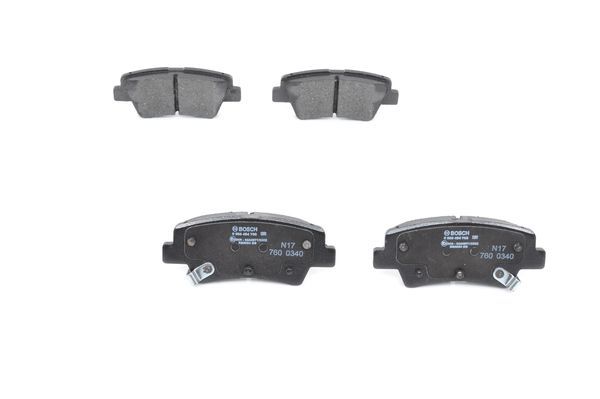 BOSCH Bremsbelagsatz, Scheibenbremse (0 986 494 768)