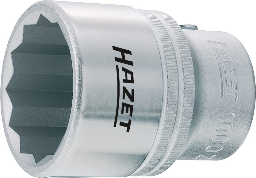 HAZET Steckschlüsseleinsatz ∙ Doppelsechskant 1000Z-36 ∙ Vierkant20 mm (3/4 Zoll) ∙ Außen-Doppel-Sechskant Profil ∙ 36 mm