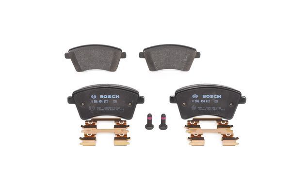 BOSCH Bremsbelagsatz, Scheibenbremse (0 986 494 612)