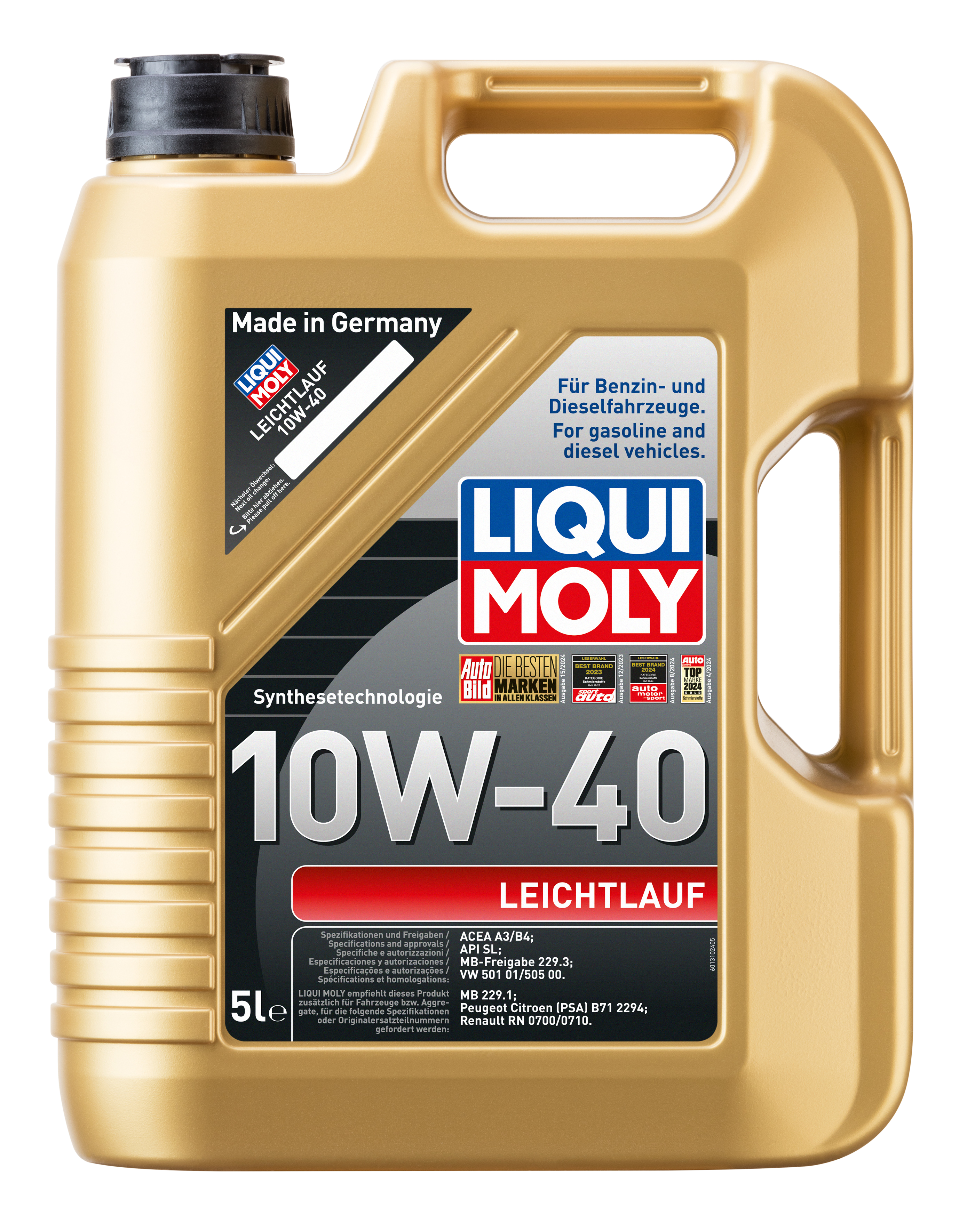 LIQUI MOLY Leichtlauf 10W-40, 5 l (1310)