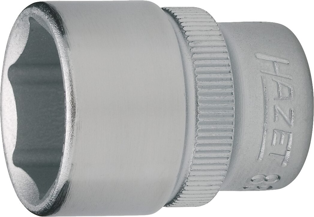HAZET Steckschlüsseleinsatz ∙ Sechskant 880-6 ∙ Vierkant10 mm (3/8 Zoll) ∙ Außen-Sechskant-Tractionsprofil ∙ 6 mm