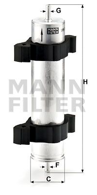 MANN-FILTER Kraftstofffilter (WK 521/2) Thumbnail