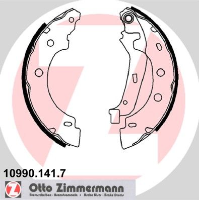 ZIMMERMANN Bremsbackensatz (10990.141.7)