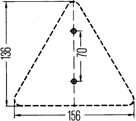 HELLA Rückstrahler (8RA 002 020-001)