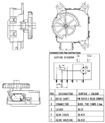 MAHLE Stellelement, Mischklappe (AA 14 000P)