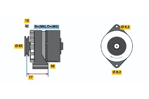 BOSCH Generator (0 986 030 880)