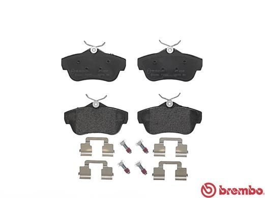 BREMBO Bremsbelagsatz, Scheibenbremse (P 61 095)
