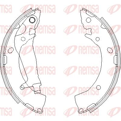 REMSA Bremsbacke (4203.00)