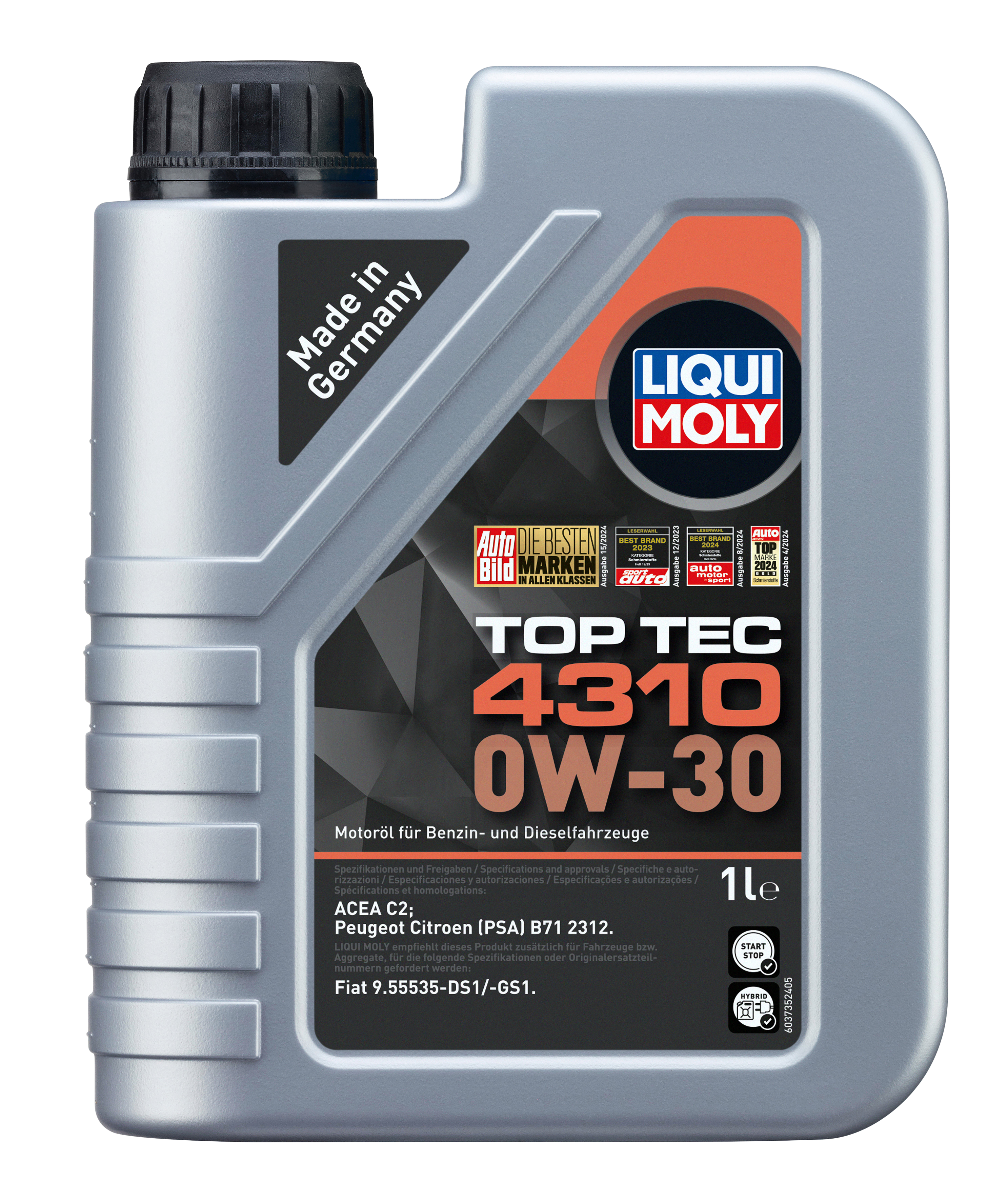 LIQUI MOLY Top Tec 4310 0W-30, 1 l (3735)