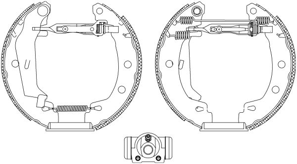 TEXTAR Bremsbackensatz (84049501)