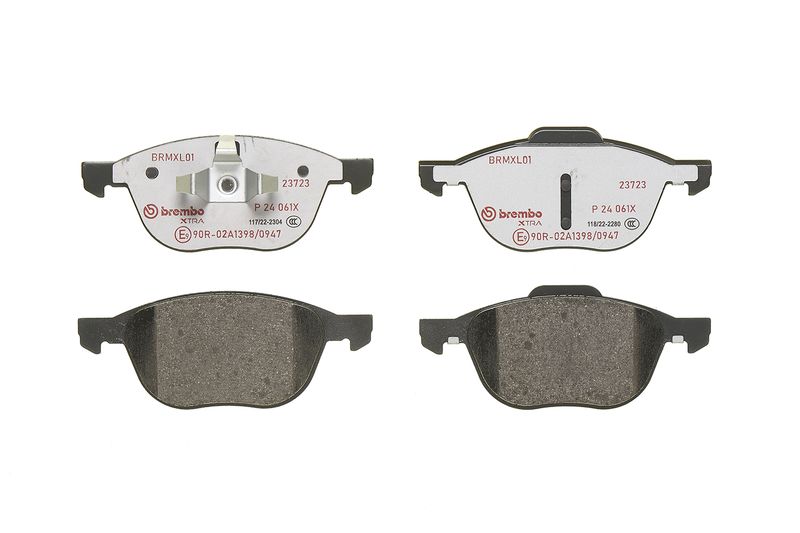 BREMBO Bremsbelagsatz, Scheibenbremse (P 24 061X)