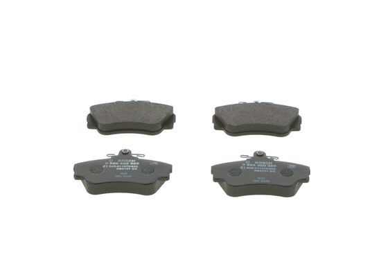 BOSCH Bremsbelagsatz, Scheibenbremse (0 986 460 989)