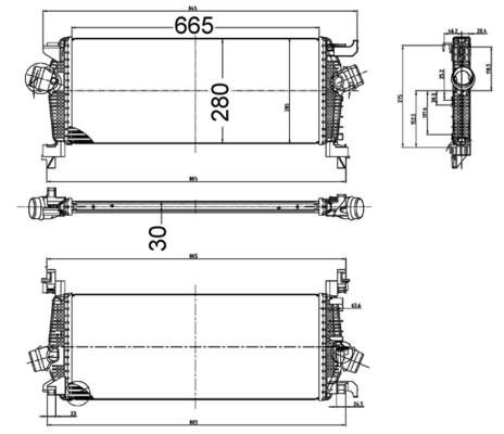 MAHLE Ladeluftkühler (CI 46 000P) Thumbnail