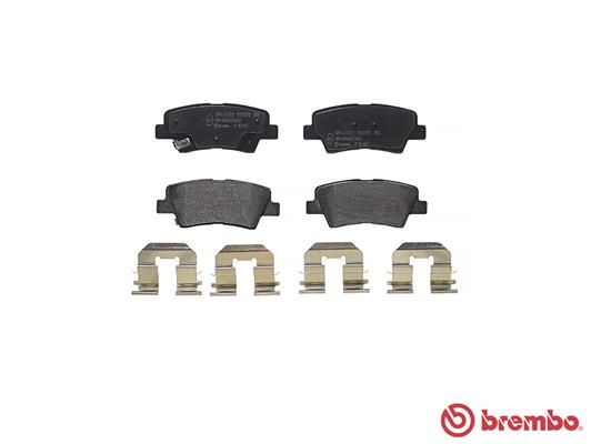 BREMBO Bremsbelagsatz, Scheibenbremse (P 30 067)