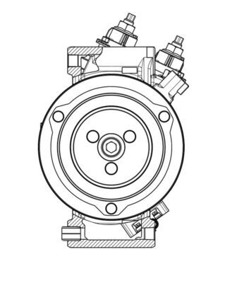 MAHLE Kompressor, Klimaanlage (ACP 654 000P) MAHLE Kompressor, Klimaanlage (ACP 654 000P)