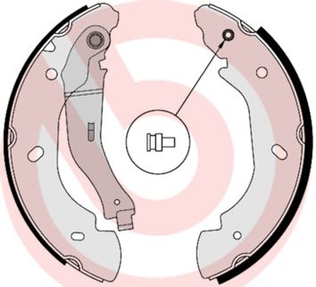 BREMBO Bremsbackensatz (S 24 538)