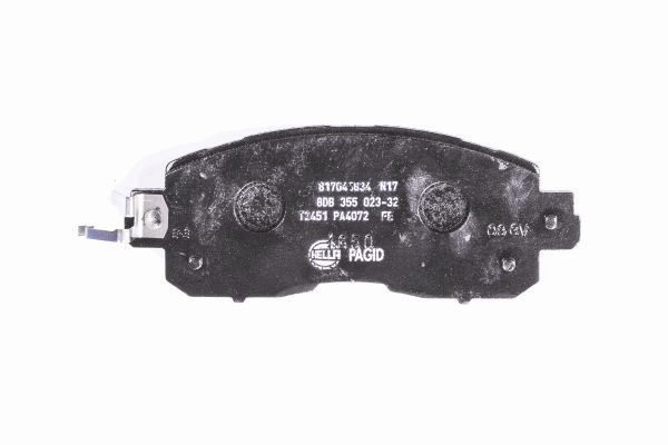 HELLA Bremsbelagsatz, Scheibenbremse (8DB 355 023-321)