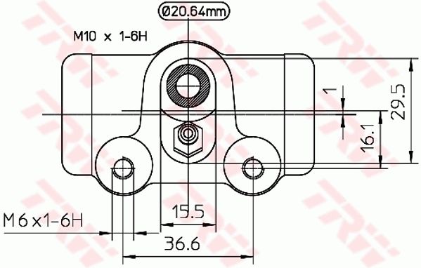 TRW Radbremszylinder (BWF122)