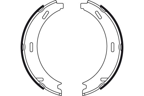 TRW Bremsbackensatz, Feststellbremse (GS8481)