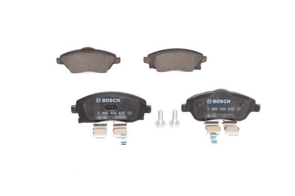 BOSCH Bremsbelagsatz, Scheibenbremse (0 986 494 625)