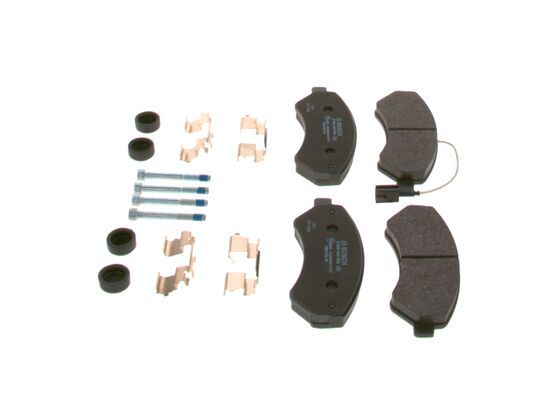 BOSCH Bremsbelagsatz, Scheibenbremse (0 986 494 589)