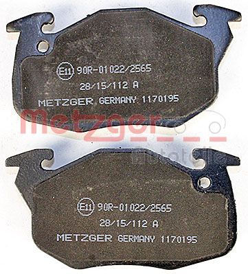 METZGER Bremsbelagsatz, Scheibenbremse (1170195) METZGER Bremsbelagsatz, Scheibenbremse (1170195)