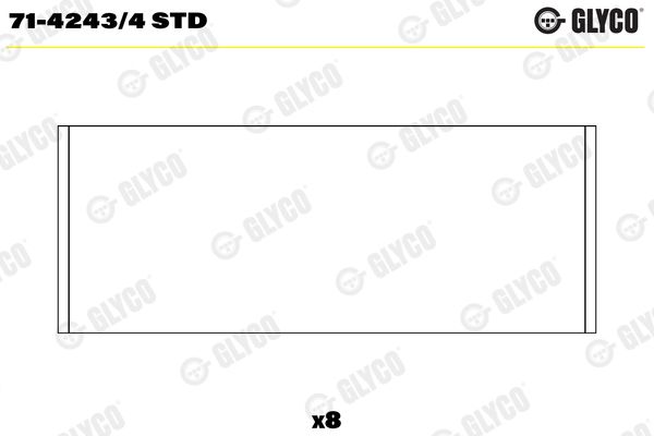 GLYCO Pleuellager (71-4243/4 STD)