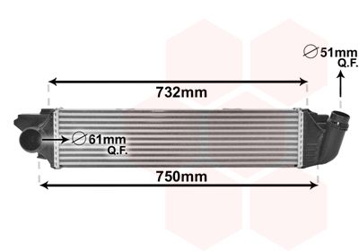 VAN WEZEL Ladeluftkühler (37004622) Thumbnail