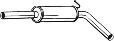 BOSAL Mittelschalldämpfer (233-633)