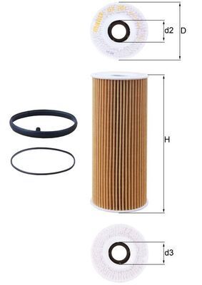 KNECHT Ölfilter (OX 381D)