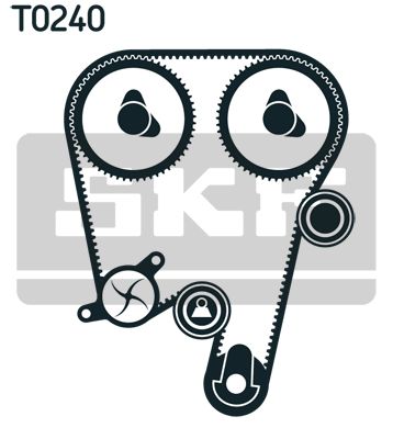 SKF Wasserpumpe + Zahnriemensatz (VKMC 06605)