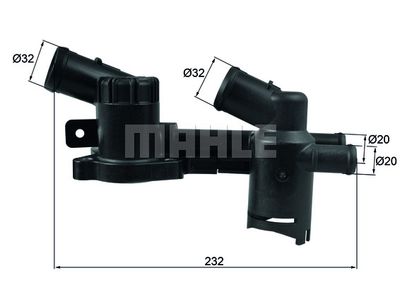 MAHLE Thermostat, Kühlmittel (TH 52) Thumbnail