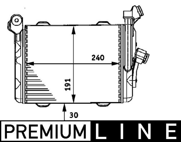 MAHLE Ölkühler, Motoröl (CLC 33 000P) 4057635067737 CLC 33 000P