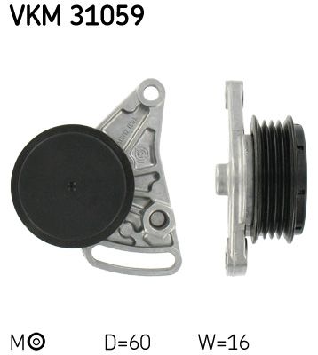 SKF Spannrolle, Keilrippenriemen (VKM 31059)