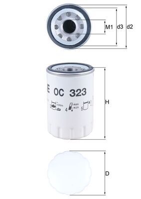 KNECHT Ölfilter (OC 323)
