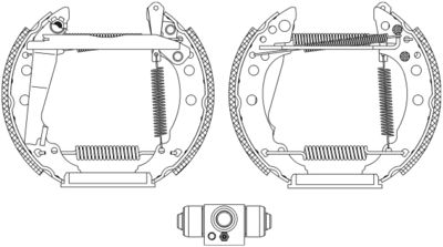 HELLA Bremsbackensatz (8DB 355 005-241)