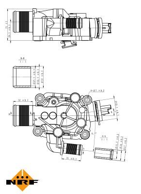 NRF Thermostat, Kühlmittel (725081) NRF Thermostat, Kühlmittel (725081)