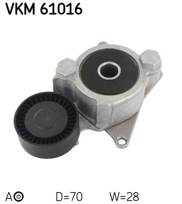 SKF Spannrolle, Keilrippenriemen (VKM 61016)