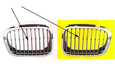 VAN WEZEL Kühlergitter (0646515) Thumbnail