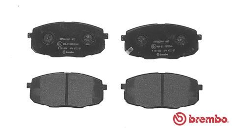 BREMBO Bremsbelagsatz, Scheibenbremse (P 30 034)